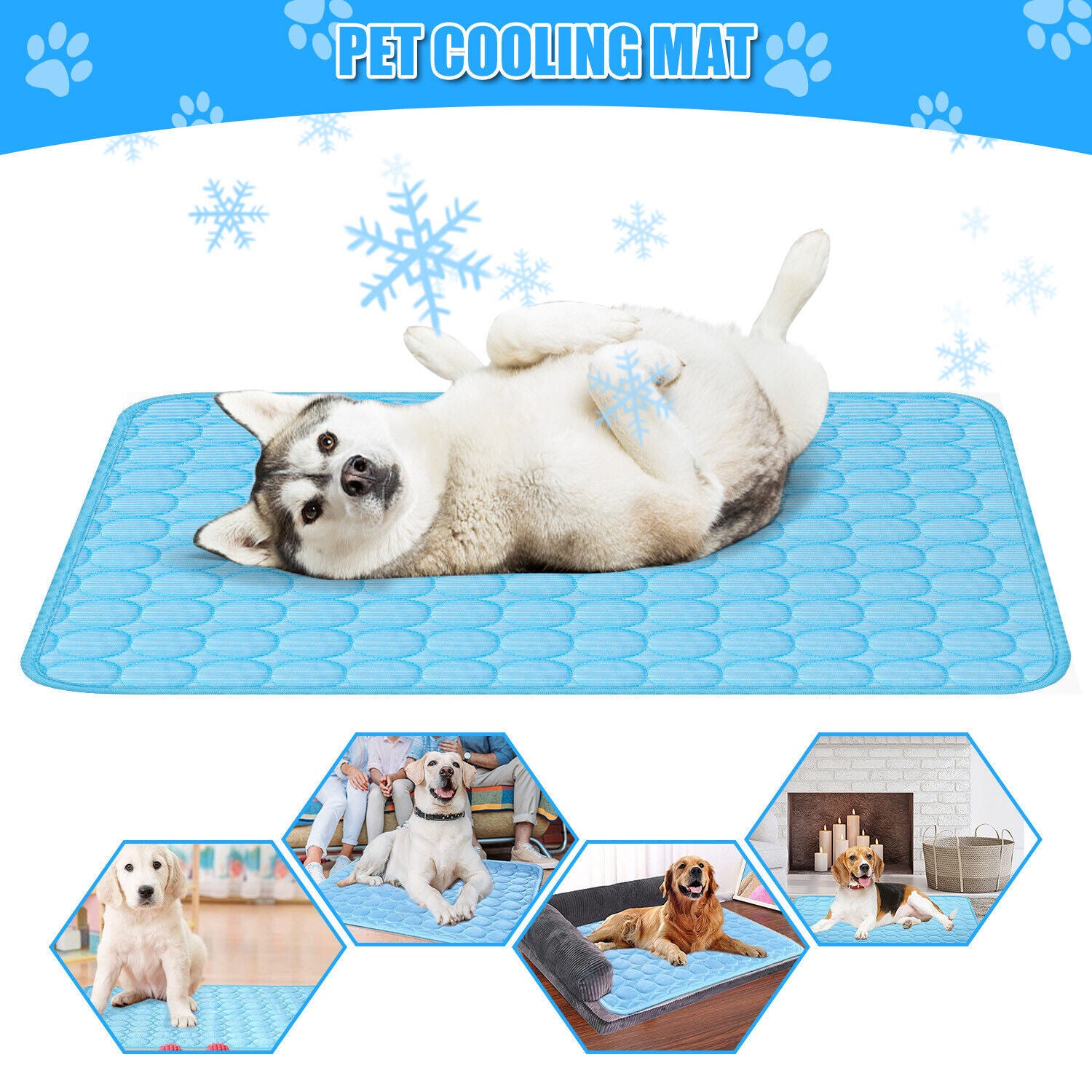 Puppy Blanket For Summer Sleeping Bed Dog Cooling Bed Pet Cooling Mat